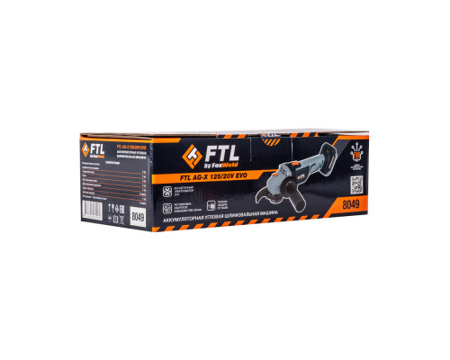Аккумуляторная угловая шлифовальная машина FTL AG-X 125/20V EVO